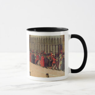 Taza Procesión en el cuadrado de St Mark, detalle del
