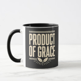 Taza Producto de la Gracia Diseño Cristiano Basado en l