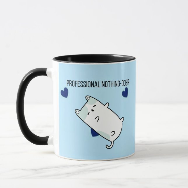 Taza Profesional que no hace nada | Café divertido para (Izquierda)