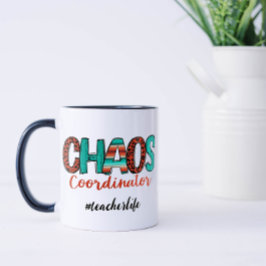 Taza Profesor coordinador del caos