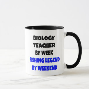 Taza Profesor de Biología de Leyenda Pesquera