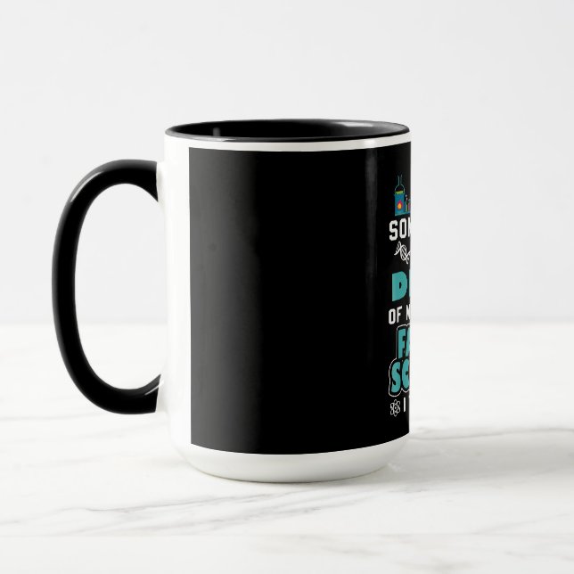 Taza Profesor de Ciencias Enseña Biología Química Físic (Izquierda)