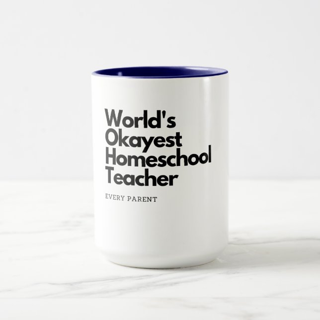 Taza Profesor de escuela primaria en Okayest (Centro)