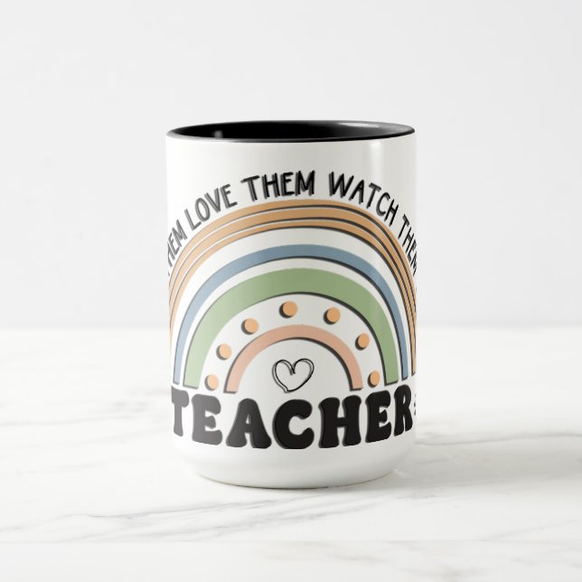 Taza Profesor de Estilo Retro (Centro)
