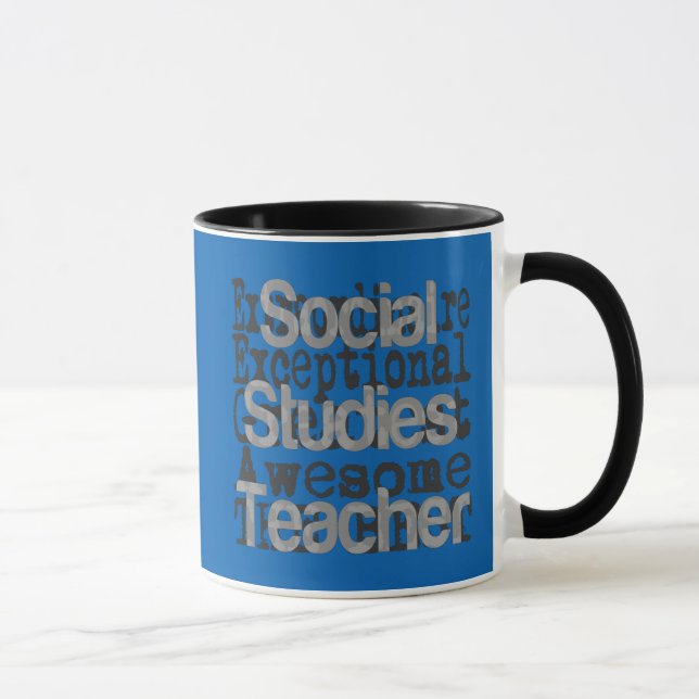 Taza Profesor de Estudios Sociales Extraordinario (Derecha)