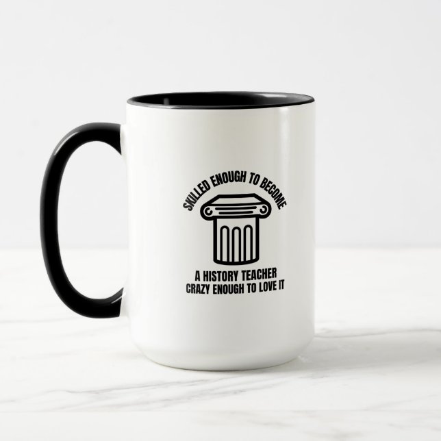 Taza Profesor de historia cualificada (Izquierda)