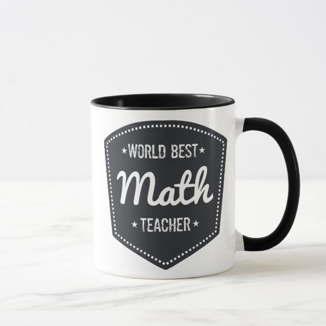 Taza Profesor de matemáticas divertido - el mejor (Derecha)