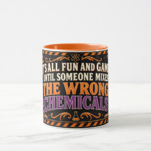 Taza Profesor de Química Divertido en Halloween Reactiv