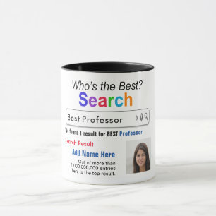 Taza Profesor - Gracioso mejor Personalizado de búsqued