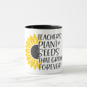Taza Profesor inspirador/ Mug girasol