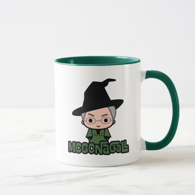 Taza Profesor McGonagall Cartoon Character Art (Derecha)