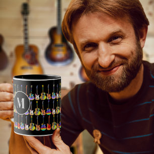 Taza profesor o estudiante de música de guitarra person