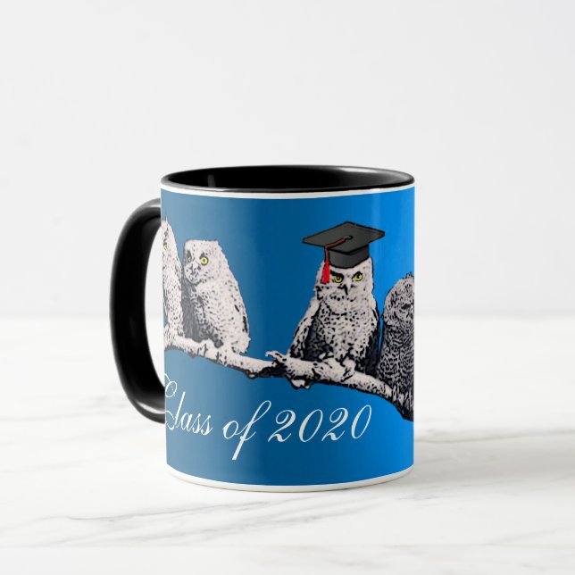 Taza PROFESOR, PEQUEÑO PARTIDO DE GRADUACIÓN DE OWLS Az (Anverso izquierdo)