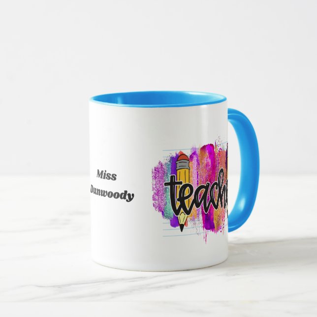 Taza Profesor personalizado (Anverso derecho)