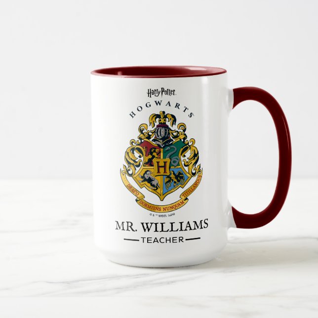 Taza Profesor personalizado | HARRY POTTER™ Badge (Derecha)