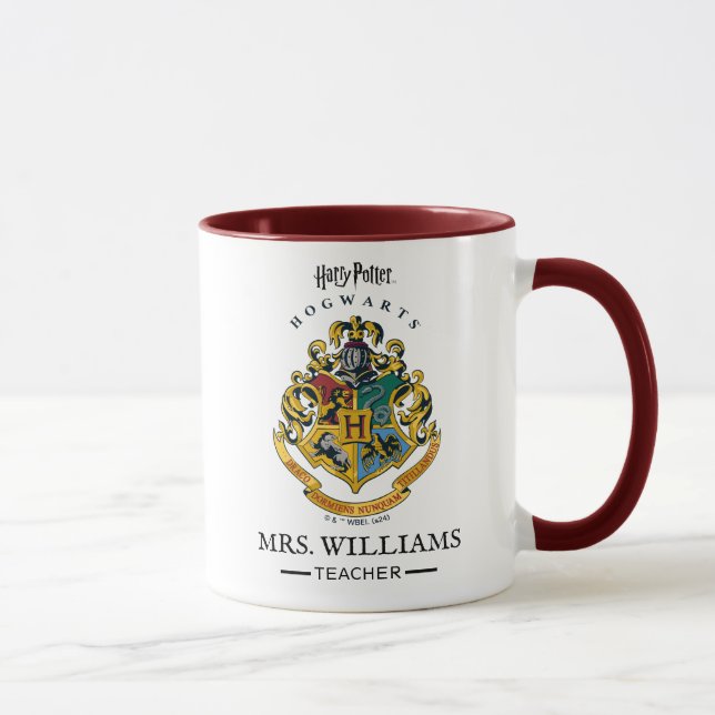Taza Profesor Personalizado | Insignia de HARRY POTTER™ (Derecha)