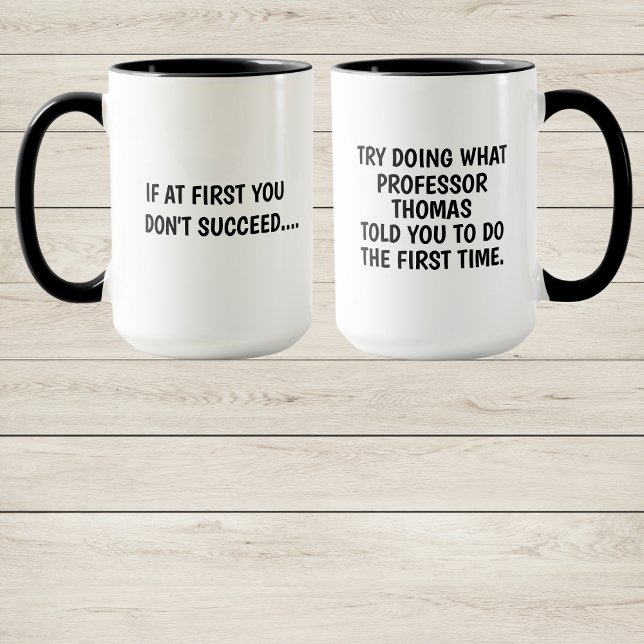 Taza Profesor Universitario Coffee Mug, regalo para pro (Subido por el creador)