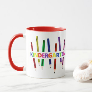 Taza Profesora de guardería Pencils