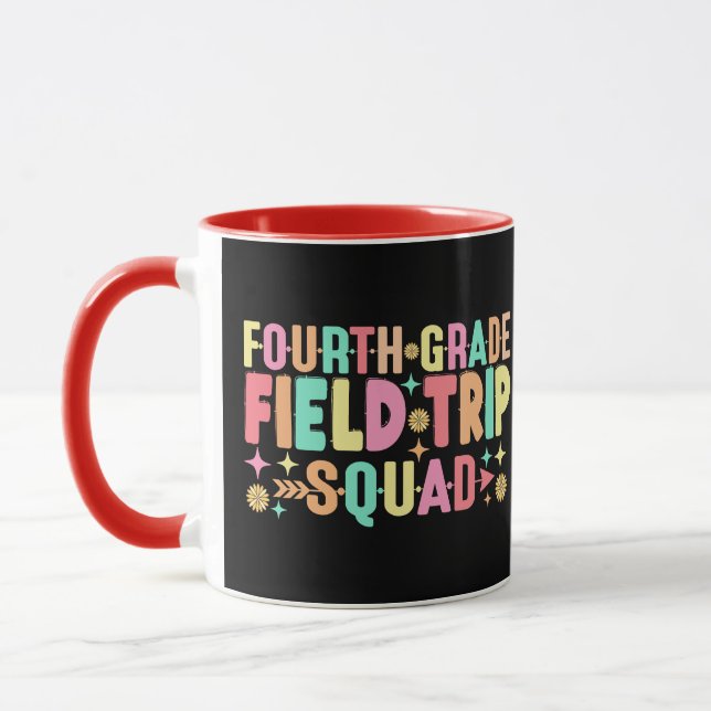 Taza Profesora divertida de estudiante de cuarto curso  (Izquierda)
