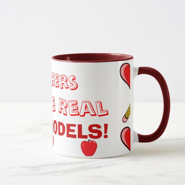 Taza ¡Profesores del top model! (Derecha)