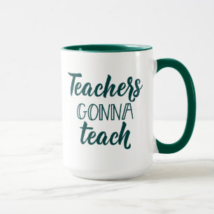 Taza Profesores que van a enseñar
