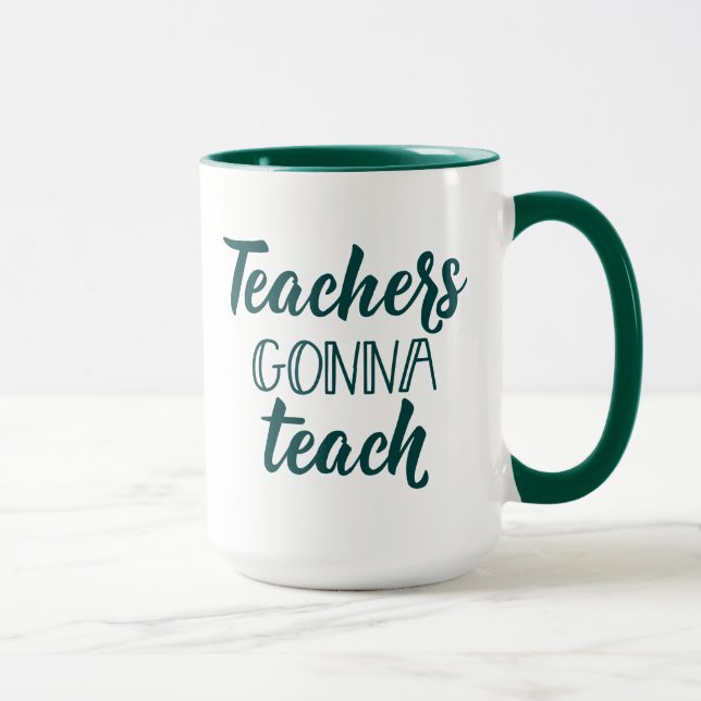 Taza Profesores que van a enseñar (Derecha)