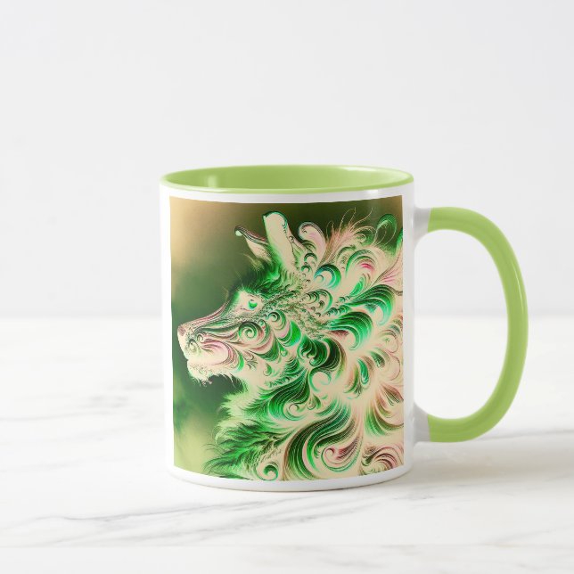 Taza Profil artistique d’un animal flamboyante. (Derecha)