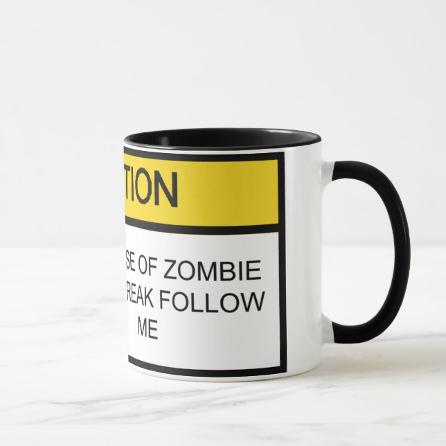 Taza Programa de la aniquilación del zombi (Derecha)