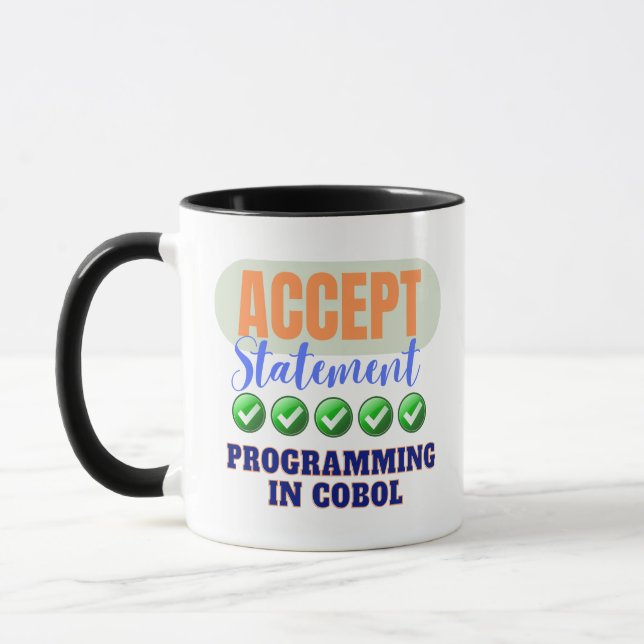 Taza Programación de Cobol con sentencia Accept (Izquierda)