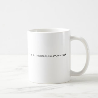 Taza programada idiomático correcta de R