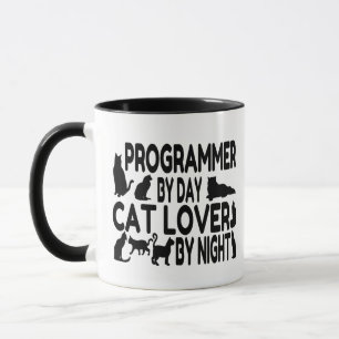Taza Programador Cat Lover
