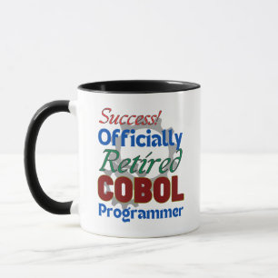 Taza ¡Programador de COBOL jubilado compilando alegría!