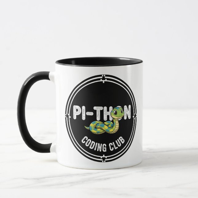 Taza Programador del Club de Codificación Python (Izquierda)