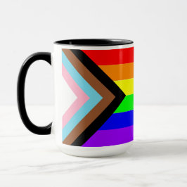 Taza Progreso del orgullo arcoiris