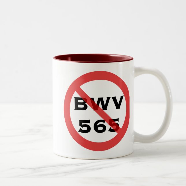 Taza prohibida de BWV 565 (Derecha)