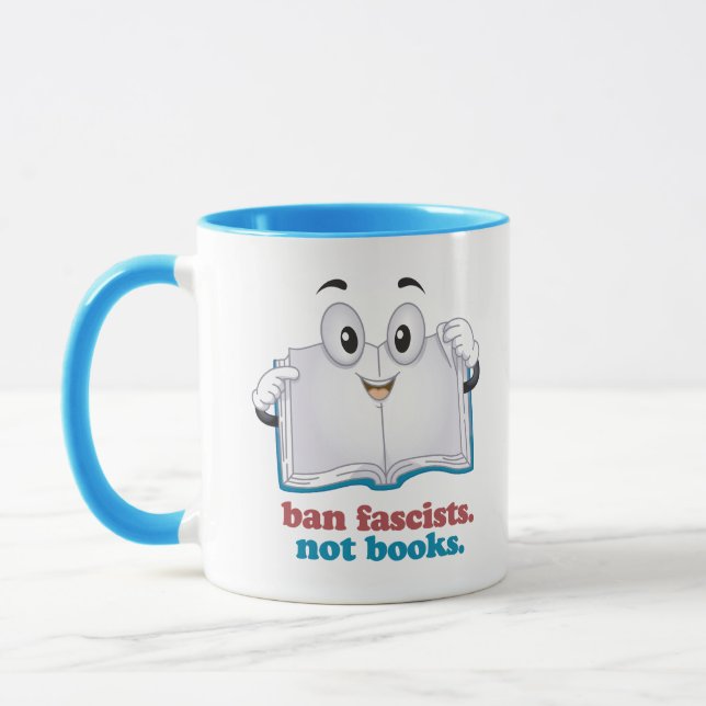 Taza Prohibir los fascistas no los libros (Izquierda)
