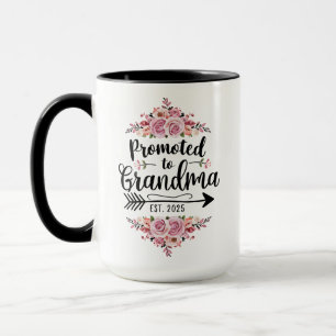 Taza Promoción A La Invitación De Embarazo De Abuela 20