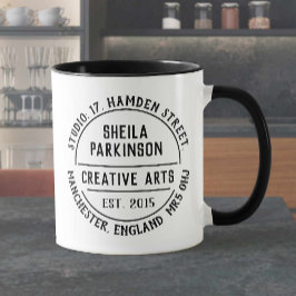 Taza Promocion del Diseñador de artes creativas