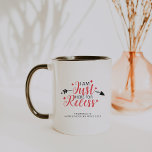 Taza Promocionado a Homeschooling Mom | Cita divertida<br><div class="desc">En estos tiempos sin precedentes podemos optar por abrazar el caos por el bien de nuestra salud mental. Honre esta vez con un hermoso recuerdo de la taza para recordar esta vez en nuestra historia. Agregue la redacción de su personalizado a este diseño utilizando los cuadros "Editar esta plantilla de...</div>