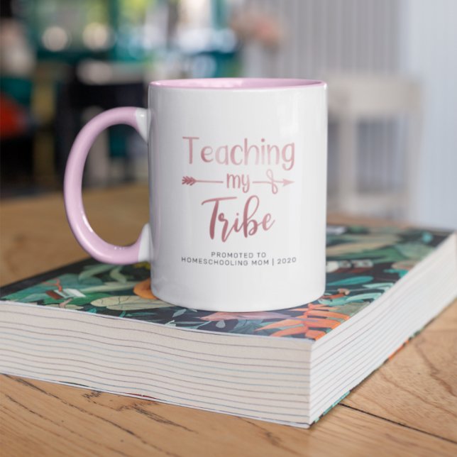 Taza Promocionado a Homeschooling Mom | Oro Rosa (Subido por el creador)