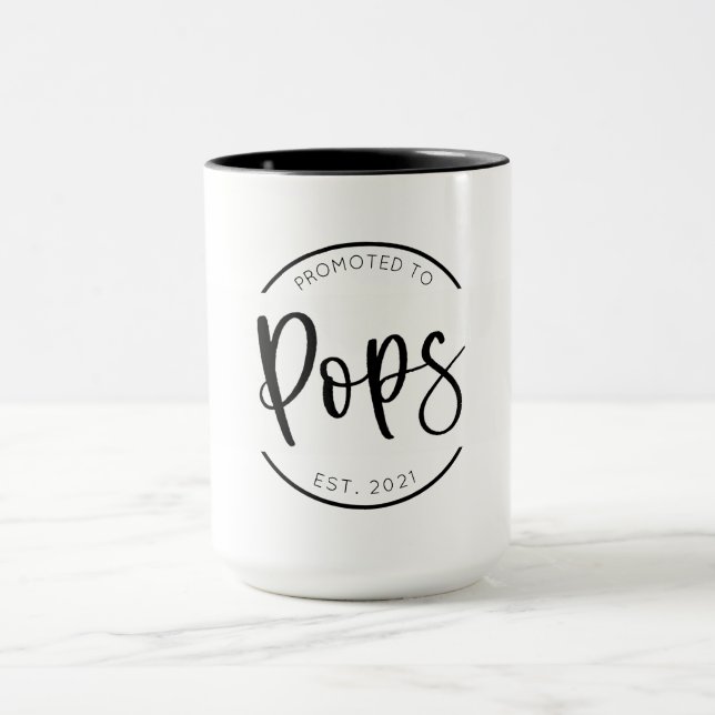 Taza Promocionado a Pops New Grandparent (Centro)