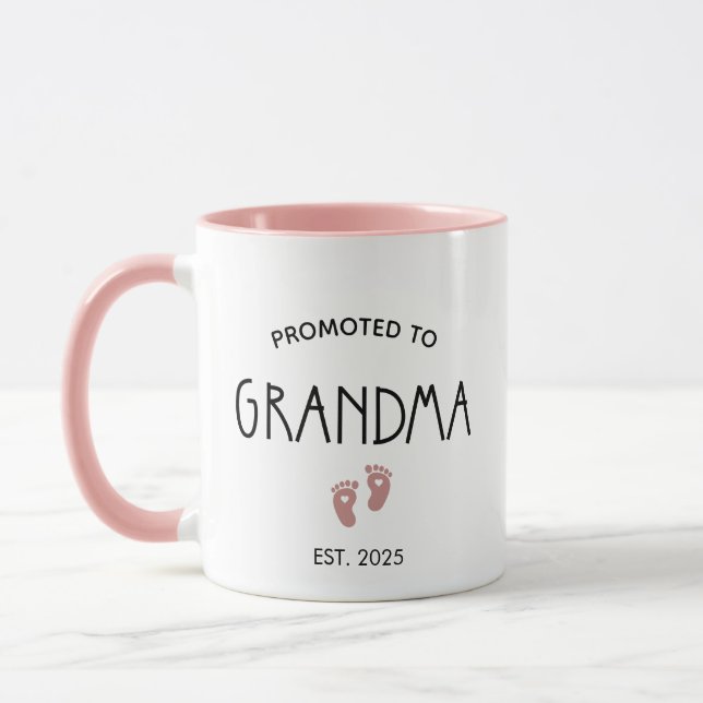 TAZA PROMOCIONADO AL PERSONALIZADO DE ABUELO EL AÑO EST (Izquierda)