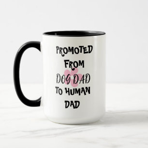 TAZA PROMOCIONADO DE PERRO PADRE A HUMAN DAD MUG