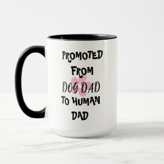 TAZA PROMOCIONADO DE PERRO PADRE A HUMAN DAD MUG