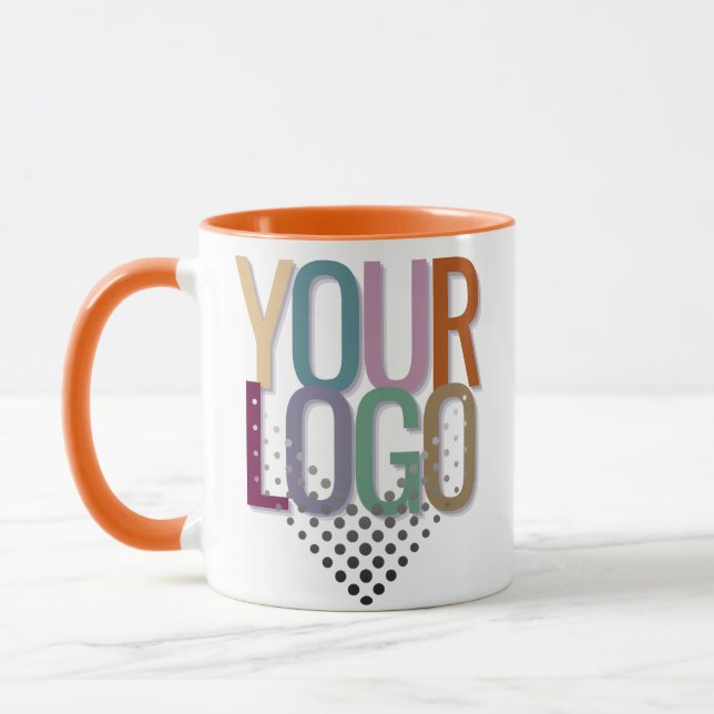 Taza Promotional Business Logo Custom Website (Izquierda)