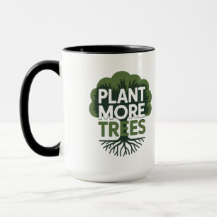 Taza Promover Más Árboles Defensa Eco Ambiental