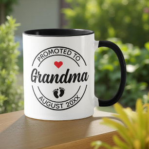 Taza Promovida a la Invitación de embarazo de la abuela