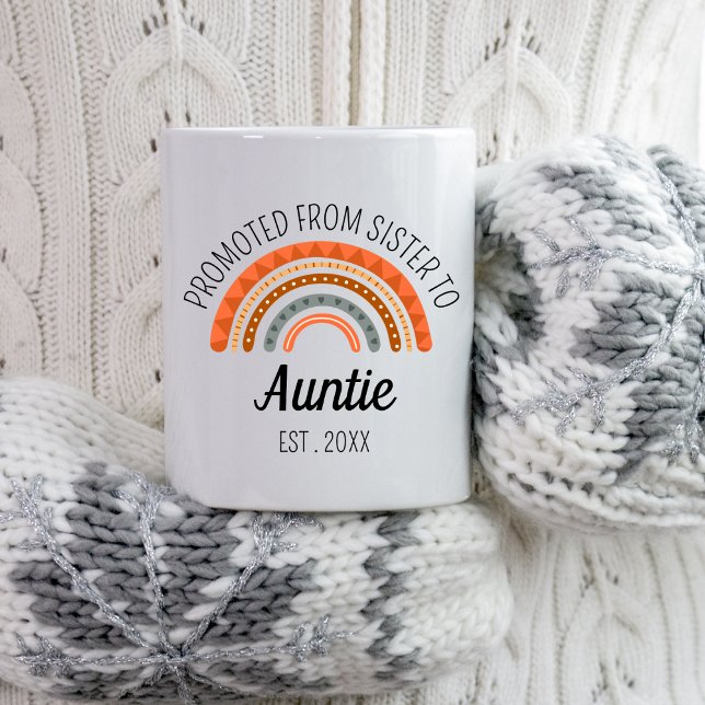 Taza Promovida De Hermana A Tía Este 2024 Nueva Tía (Subido por el creador)