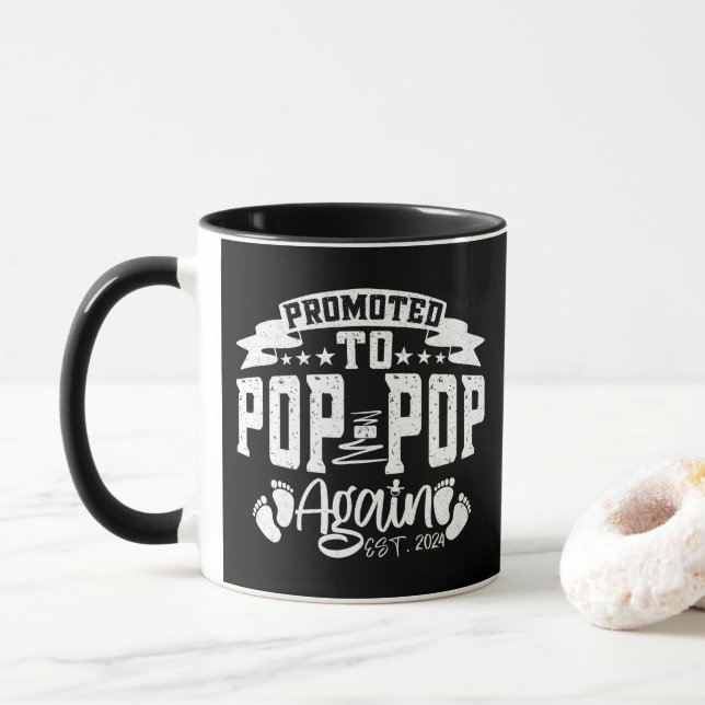 Taza Promovido Para Volver A Pop Este 2024 Abuelo Graci (Con donut)