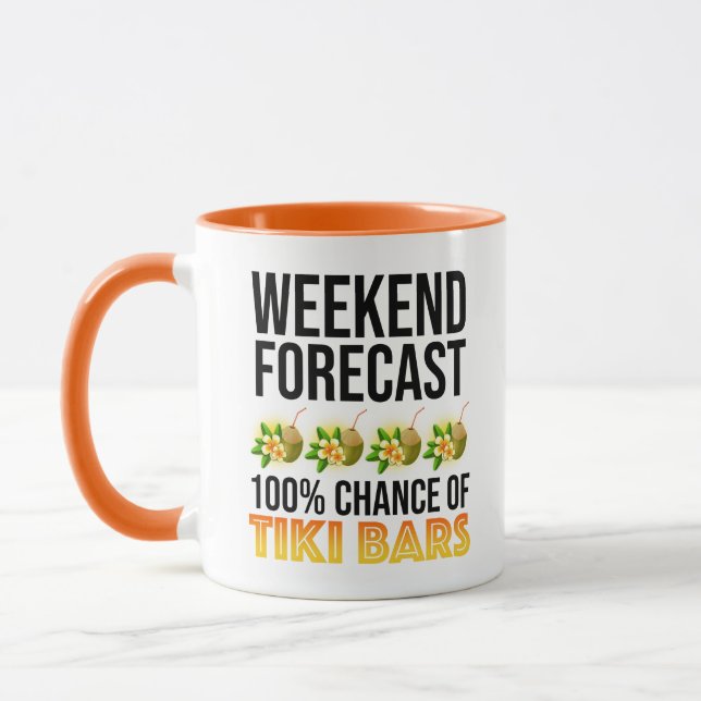Taza Pronóstico de fin de semana - 100% de probabilidad (Izquierda)